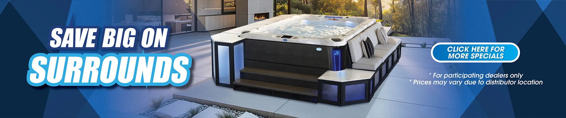 Calspas hot tub being used in a family setting - Great Falls