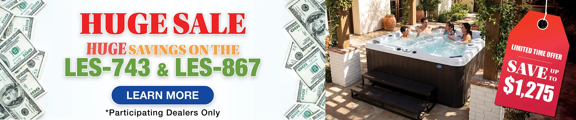 Calspas hot tub being used in a family setting - Great Falls